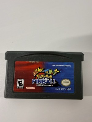 Pokemon Pinball Ruby & Sapphire Nintendo Game Boy Advance GBA Authentic Tested