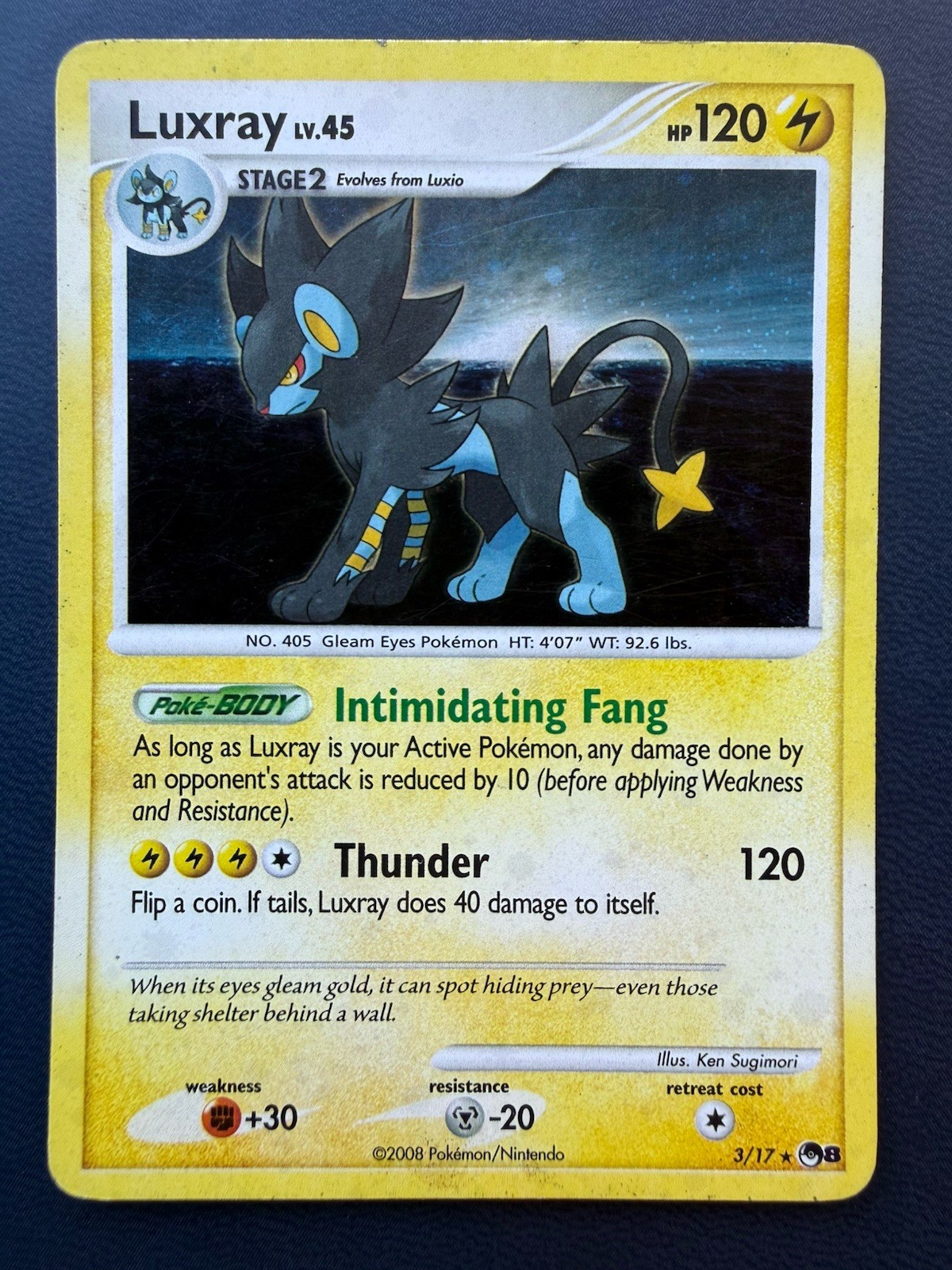 2008 Pokemon POP Series 8 - 3 Luxray Holo