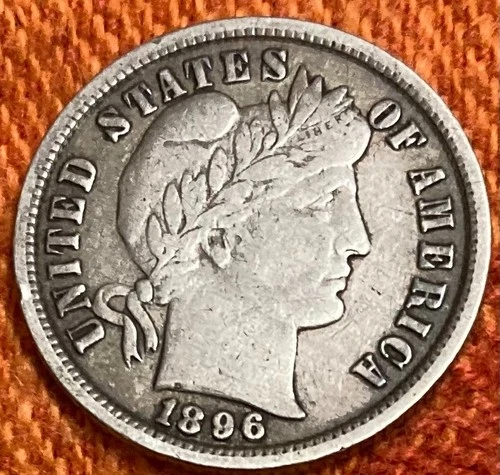 1896 Barber Dime VF