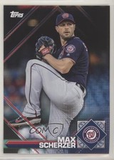 2020 Topps Heritage 2020 MLB Sticker Collection Preview Max Scherzer #5 0b3