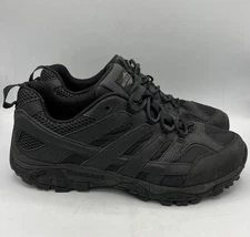 Merrell Shoes Mens Size 12 Black Moab 2 Tactical Vibram Hiking Trail Outdoor
