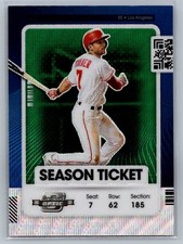 Trea Turner 2021 Panini Contenders Optic Green Wave #4