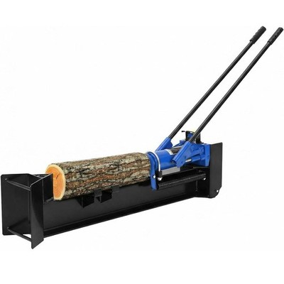 12 Ton Horizontal Hydraulic Log Splitter Manual Wood Cutter for Firewood 3 Color