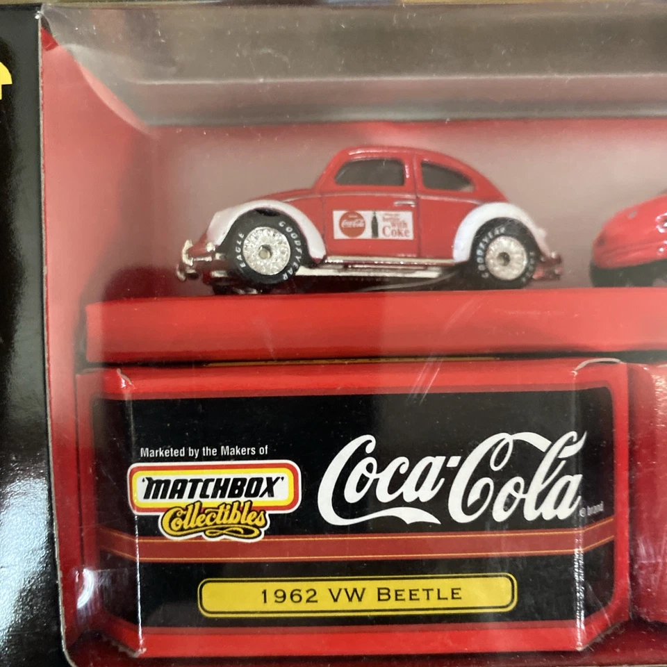Matchbox 1:64 scale Coca-Cola series 1962 VW Beetle & 1998 VW Concept 1 - Image 2 of 4
