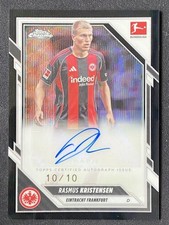 Rasmus Kristensen 2025-26 Topps Chrome Bundesliga Black Wave Auto /10 #BA-RK