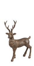 Formano Hirsch 36 cm Antikfarben Deko Skulptur Tier Wald  Winter Weihnachten