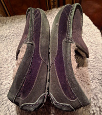 UGG Men s Gray Suede Fur Lined Slip-On Slippers Rubber Sole US 11