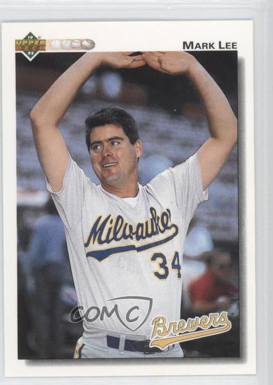 1992 Upper Deck Factory Set Gold Hologram Mark Lee #507 0b5