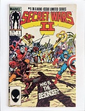 Secret Wars II #1 * Stan Lee Auto * NM 9.4 * ...