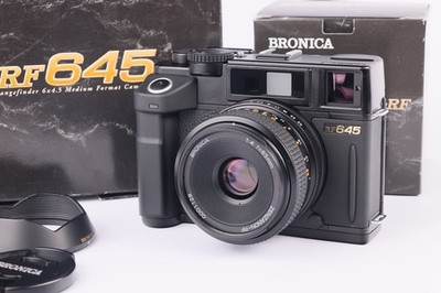 Bronica RF645 Rangefinder Film Camera 65mm F4 Lens Original Box
