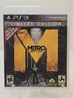 New Metro: Last Light Limited Edition (Sony PlayStation 3 PS3, 2013) CIB