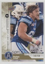 2018 Upper Deck CFL Gold 16/50 Dylan Wynn #54 i9i