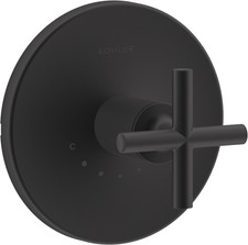 KOHLER T14488-3-BL Purist Shower Valve Trim, Matte Black
