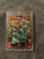 2024-25 Panini Select Prizm Concourse Red Cracked Ice Jaylen Brown #29 Celtics