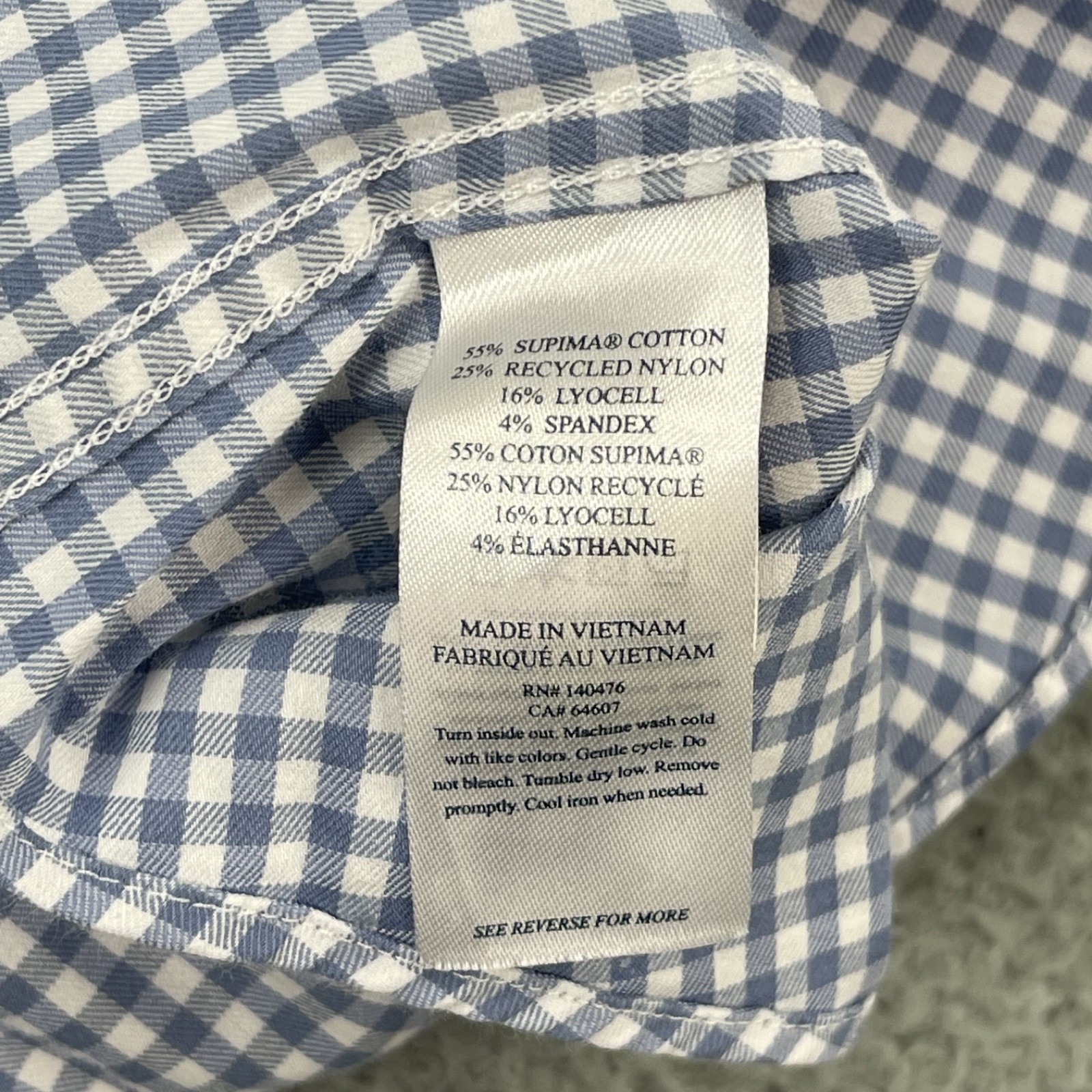 Faherty Movement Performance Button-Up Shirt Mens… - image 7