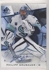 2021-22 Upper Deck SP Game Used Blue Auto Philipp Grubauer #97 Auto 0hj7