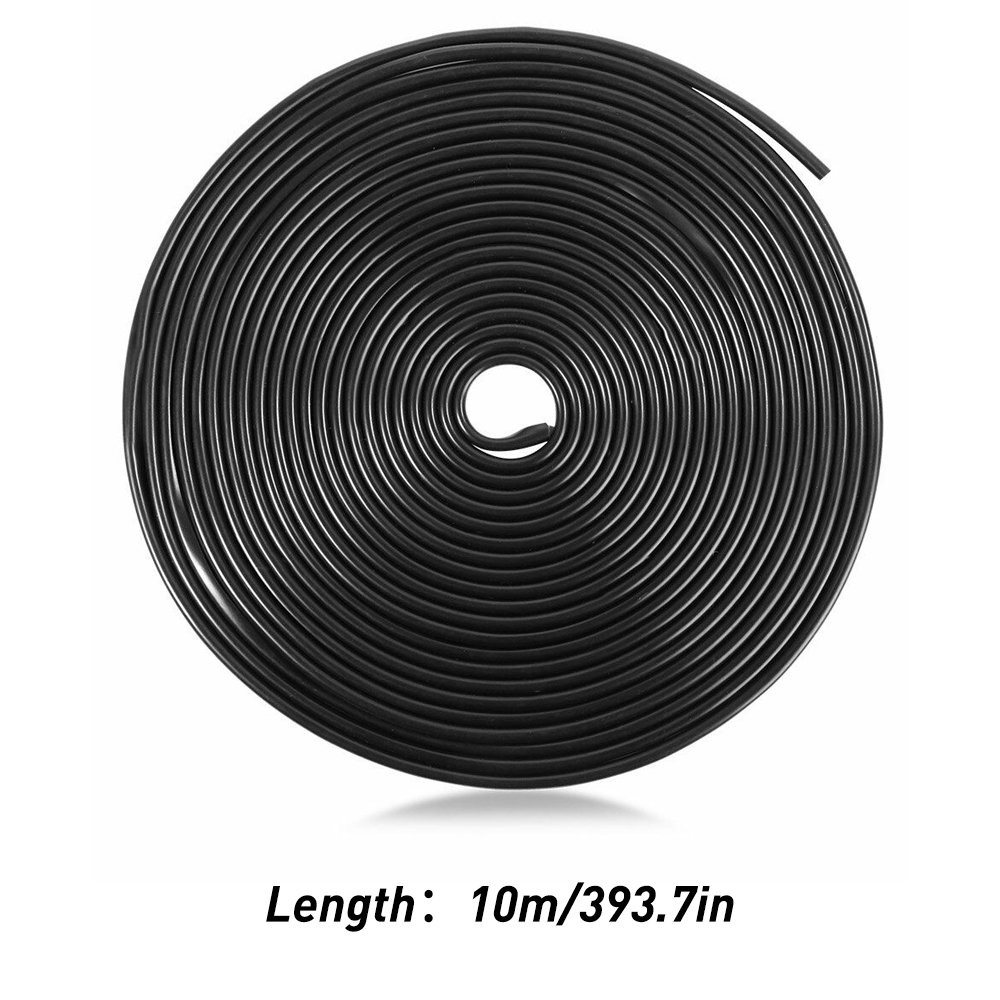 32.8FT Car Edge Door Lock Trim Moulding Guard Strip Rubber Seal Protector Strip