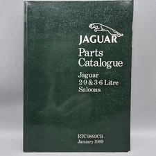 Original Jaguar 2.9 & 3.6 Litre Saloons Parts Catalogue RCT9893CB January 1989