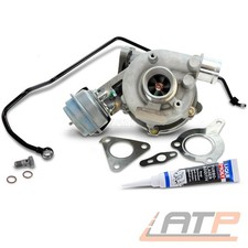 TURBOLADER + DICHTSATZ +ÖLLEITUNG FÜR AUDI A4 8E A6 4B VW PASSAT 3B 3BG 1.9 TDI