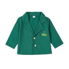 Baby Boy Jacket Toddler Golf Clothes Long Sleeve Lapel Button Down 2-3T Green