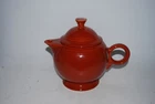 First Brand Teapot – Burnt Orange – Ceramic – Vintage Style – Used