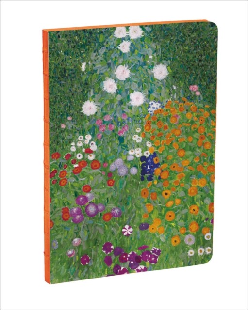 Flower Garden by Gustav Klimt A5 Notebook by Gustav Klimt