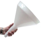 Food Grade Plastic Funnel 10" 25.5cm UK Made Cooking Beer & Wine Making Homebrew