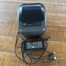 Zebra GK420d Direct Thermal Label Printer USB/Ethernet Fully Working with Cables
