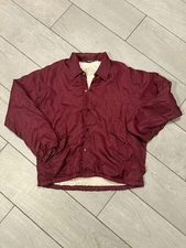 Vintage West Wind by Buccaneer Jacket Burgundy - Large Fleece Lined