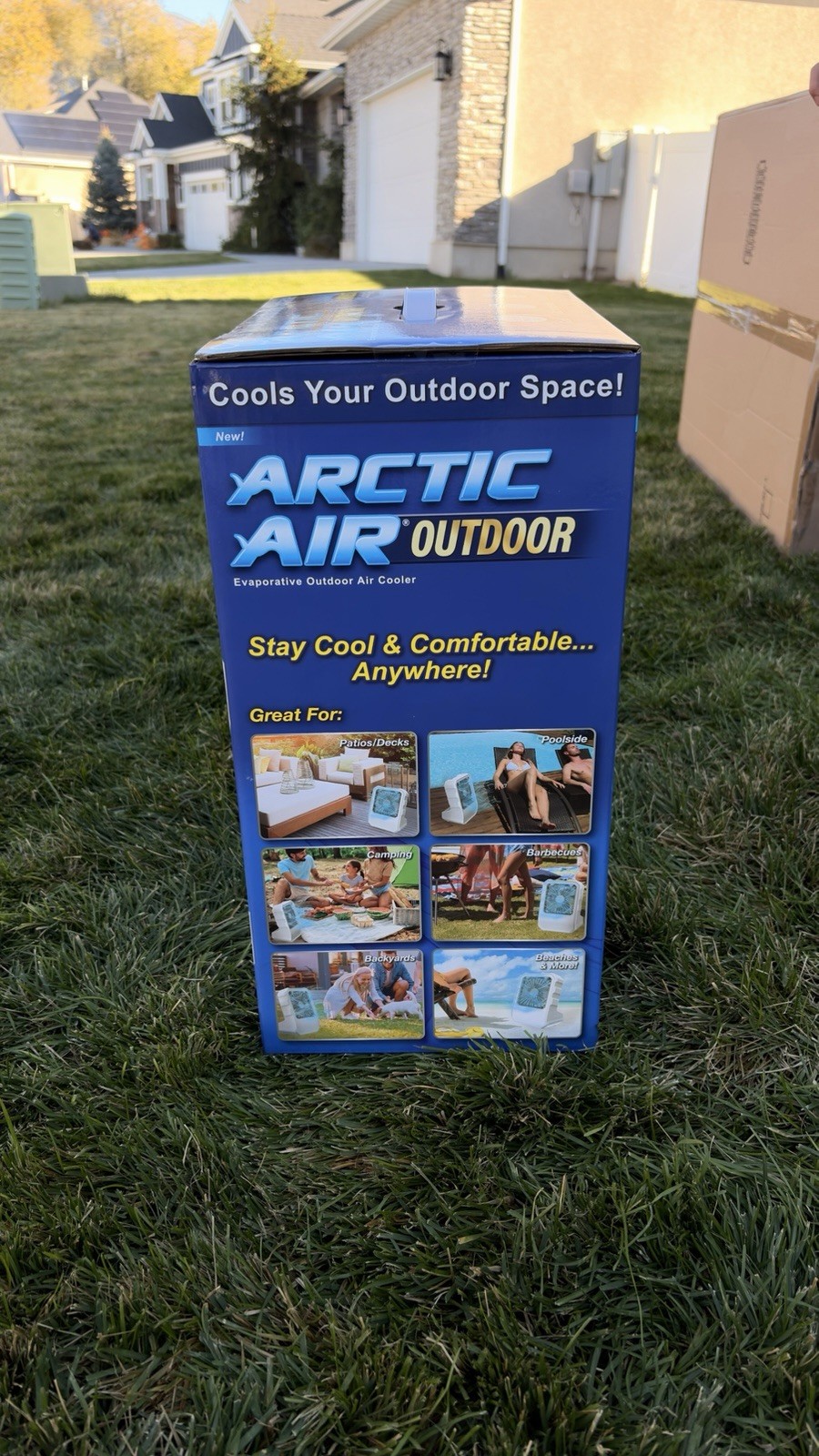 Arctic Air Outdoor Evaporative Air Cooler for Outdoor Activities