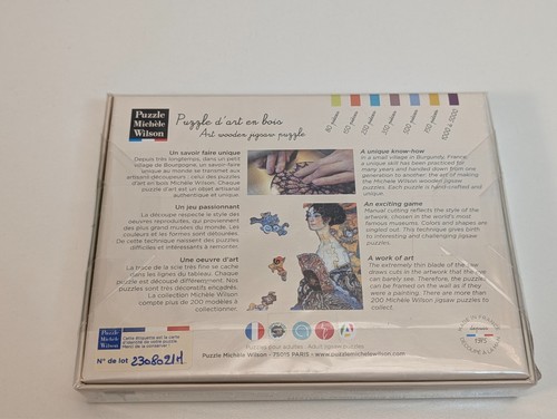 Puzzle Michele Wilson WIEŻA EIFFLA (Tauzin) 80 elementów ręcznie robiona drewniana układanka, nowe - Zdjęcie 8 z 11