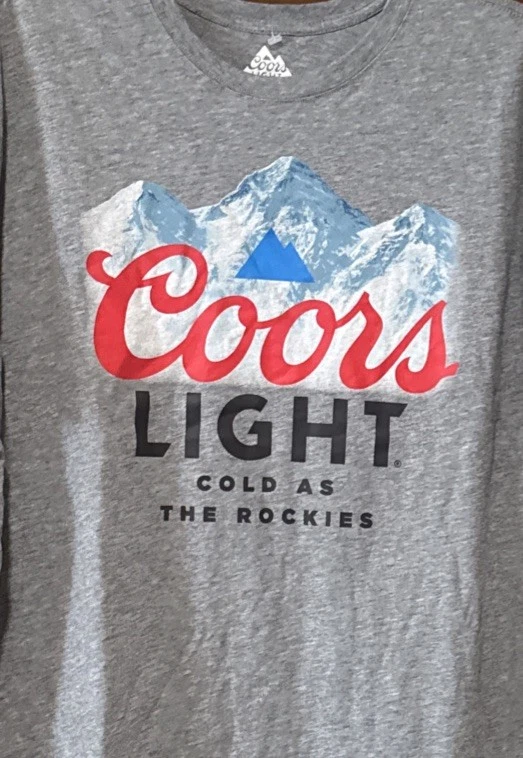 Coors Light Camiseta XXL Adulto Manga Corta Algodón/Poliéster Foto 2 de 3