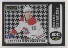2018 O-Pee-Chee Platinum Black and White Houndstooth 8/25 Jesperi Kotkaniemi 0c3