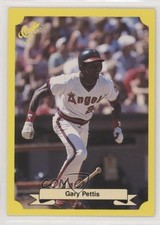 1987 Classic Update Yellow Travel Edition Green Back Gary Pettis #134 2k3