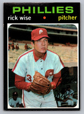 1971 TOPPS #598 RICK WISE PHILADELPHIA PHILLIES