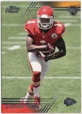 2014 Topps Prime De'Anthony Thomas Rookie Card RC #122 Chiefs. rookie card picture