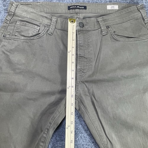 Pantalones informales Mavi Jeans para hombre 38x34 JAKE pierna ajustada marrón hechos en Turquía - Imagen 6 de 12