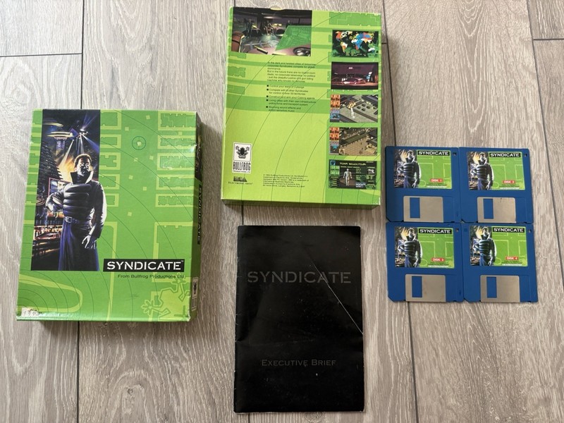 Syndicate Game for Commodore Amiga Big Box Edition