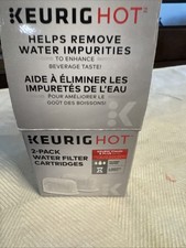 Keurig Hot 2-Pack Water Filter Cartridges New Sealed Pouches