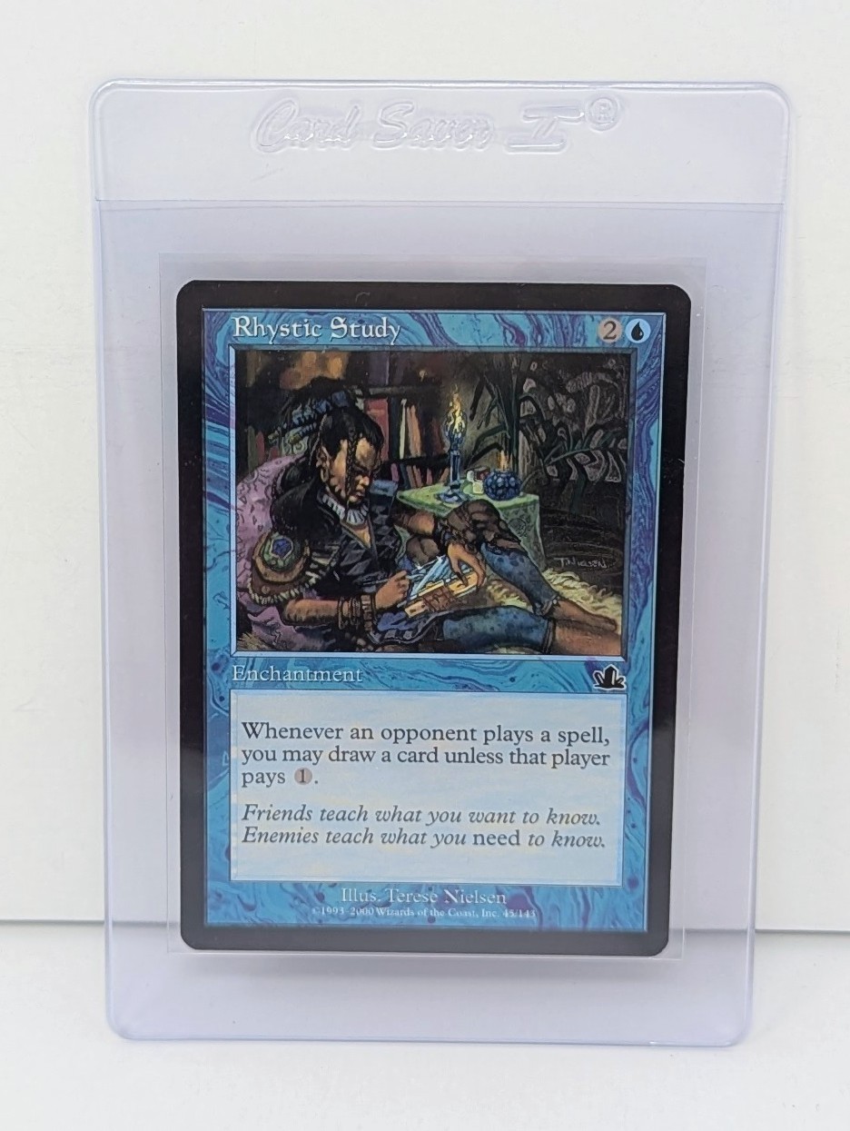 Rhystic Study - Magic The Gathering MTG - Prophecy!