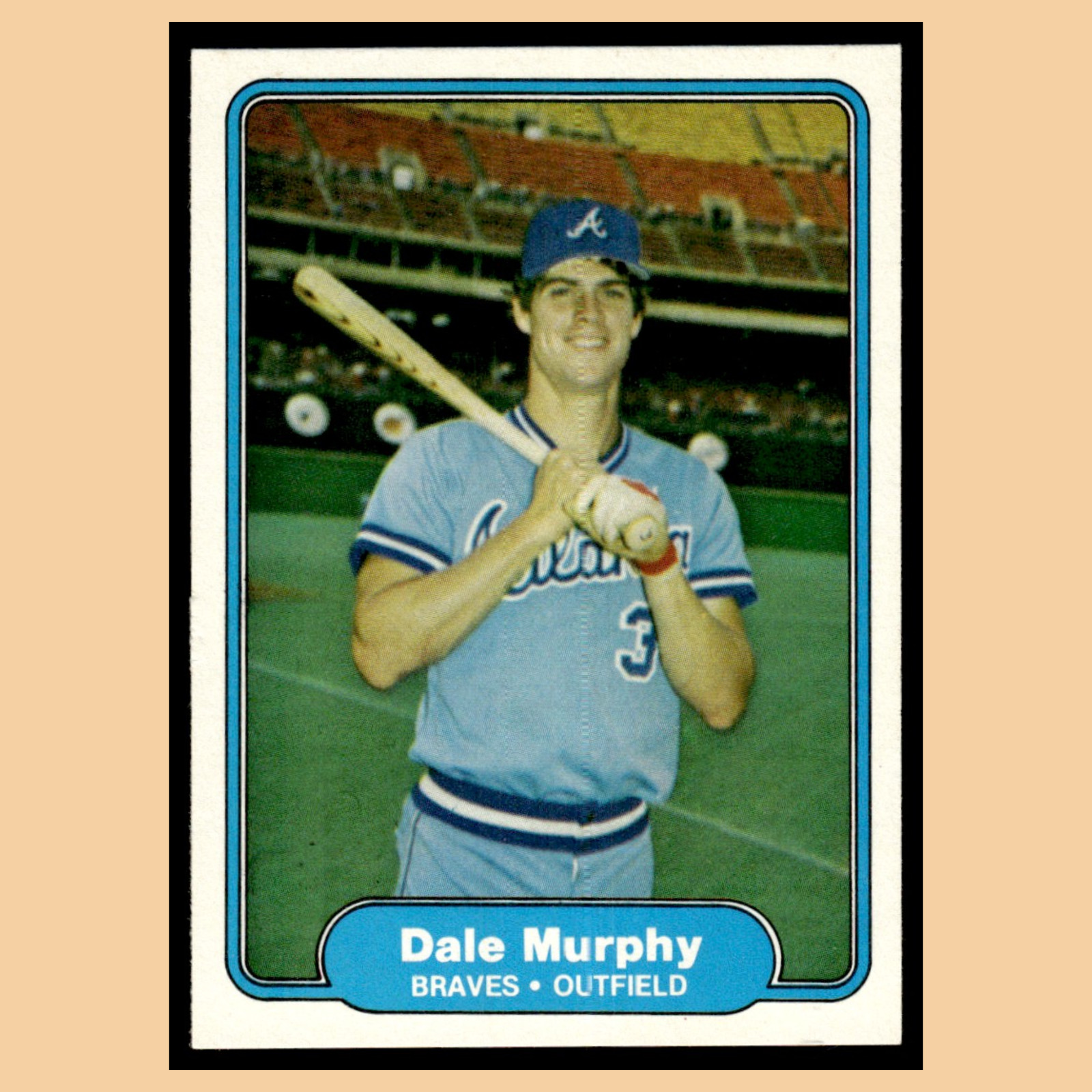 Dale Murphy #443 1982 Fleer Atlanta Braves Baseball Card MLB NM