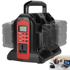 4-Port Power Inverter for Milwaukee 18V Battery DC 18V AC 110-120V Power Station