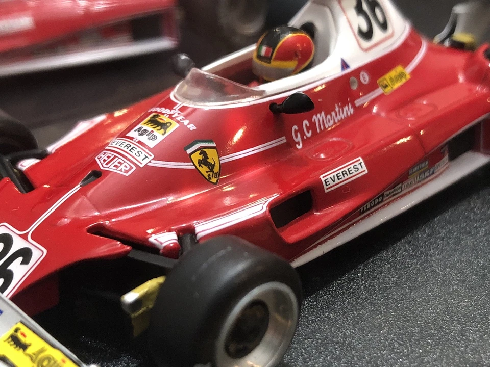 Quartzo #4054A Formula 1 Ferrari 312T Giancarlo Martini British GP 1976 - 1:43 - Image 3 of 4