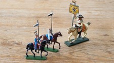 Alte Zinnfiguren bemalt Reiter "Der alte Fritz" Pfeiffer Berliner Zinnfiguren?