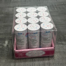 Pack of 12 CONFETTI POPPERS - GIRL GENDER REVEAL PARTY FAVOURS NiB