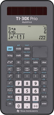 Texas TI-30X Prio Mathprint Calcolatrice Scolastica Scientifica (IQB, Solare/Bat