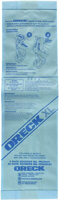 #ad Oreck Commercial PK80009 Disposable Vacuum Bags XL Standard Filtration 9 Pack $16.99