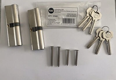 UPVC French Door Lock Replacement Kit - 2 LOCKS ON THE SAME KEY - 6 KEYS - Image 1 of 4