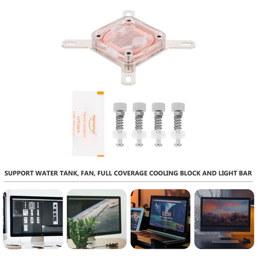 Bloc D'eau Fourniture Informatique Waterblock CPU À Base De Cuivre - Photo 9/12