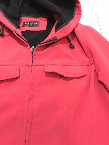 Braetan Red Womens Hooded Coat Zip Up With Pockets- Preowned Size Small - Picture 6 of 7